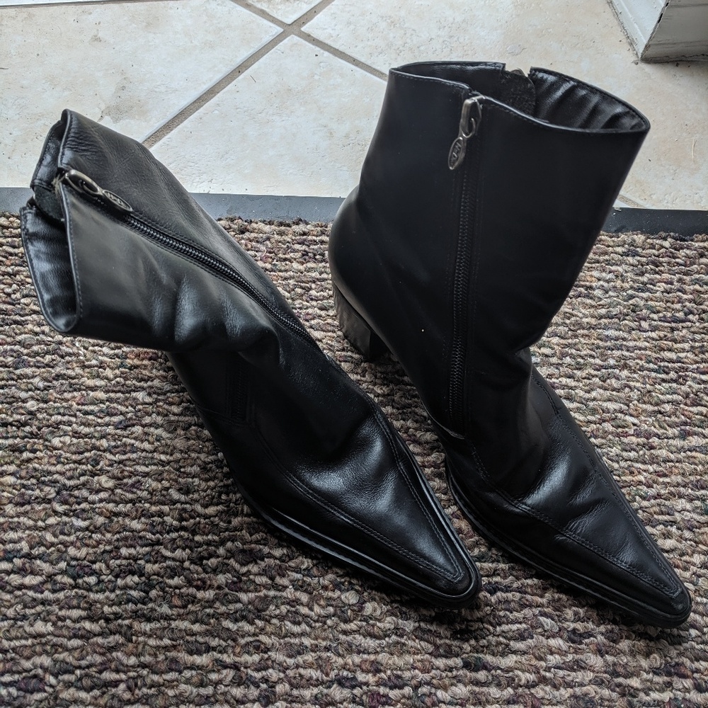 Harley Davidson Leather women's boots black